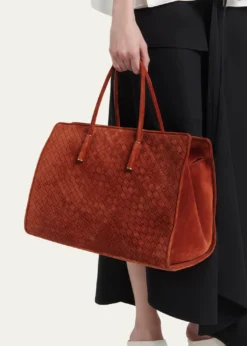 Bottega VenetaBarbara Medium Suede Tote Bag