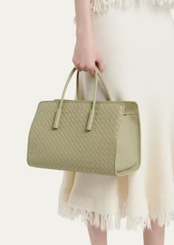 Bottega VenetaBarbara Small Leather Tote Bag