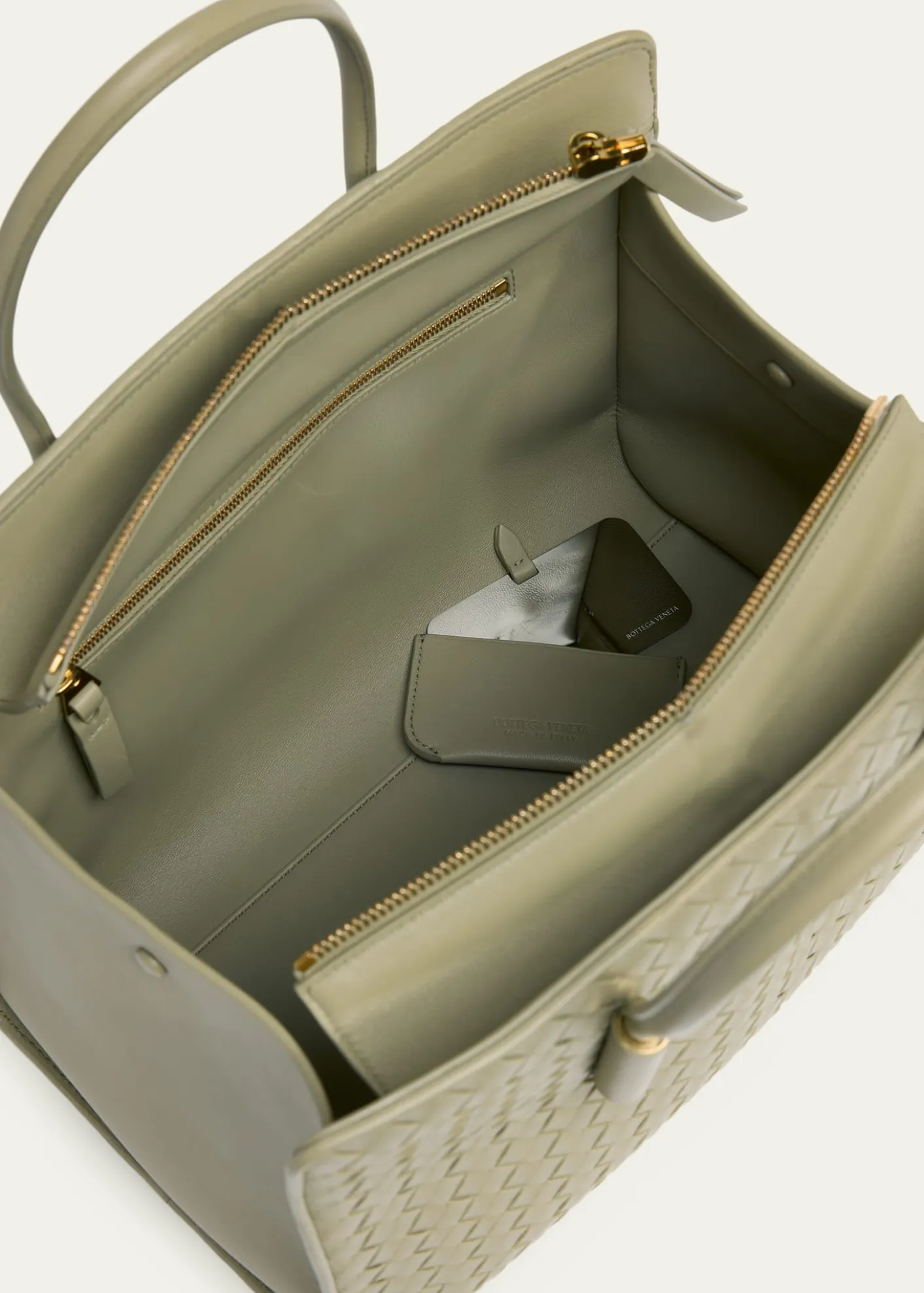 Bottega VenetaBarbara Small Leather Tote Bag
