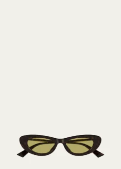 Bottega VenetaBold Ribbon 51mm Cat-Eye Sunglasses