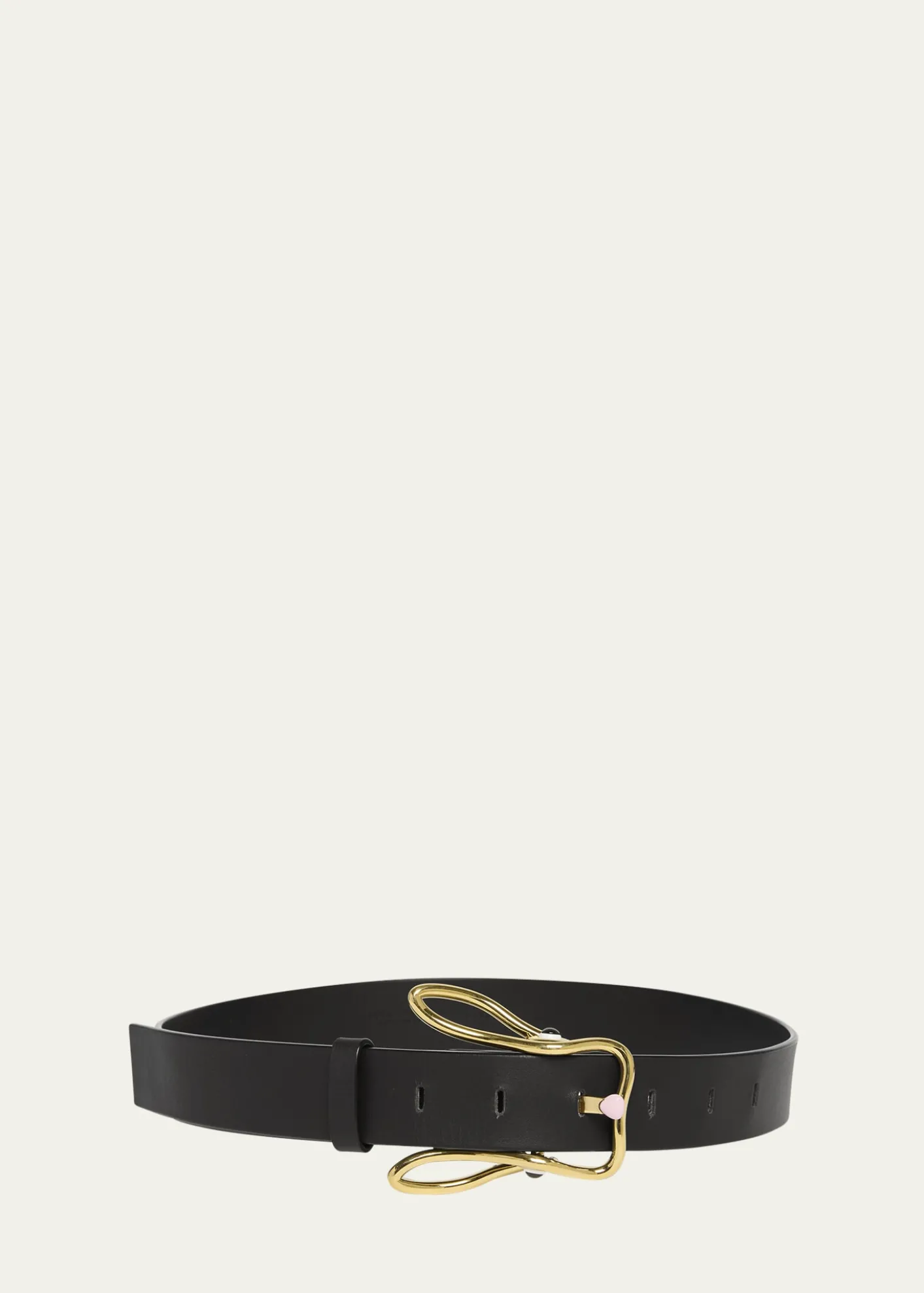 Bottega VenetaBunny Buckle Leather Belt