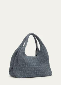 Bottega VenetaCampana Large Suede Shoulder Bag
