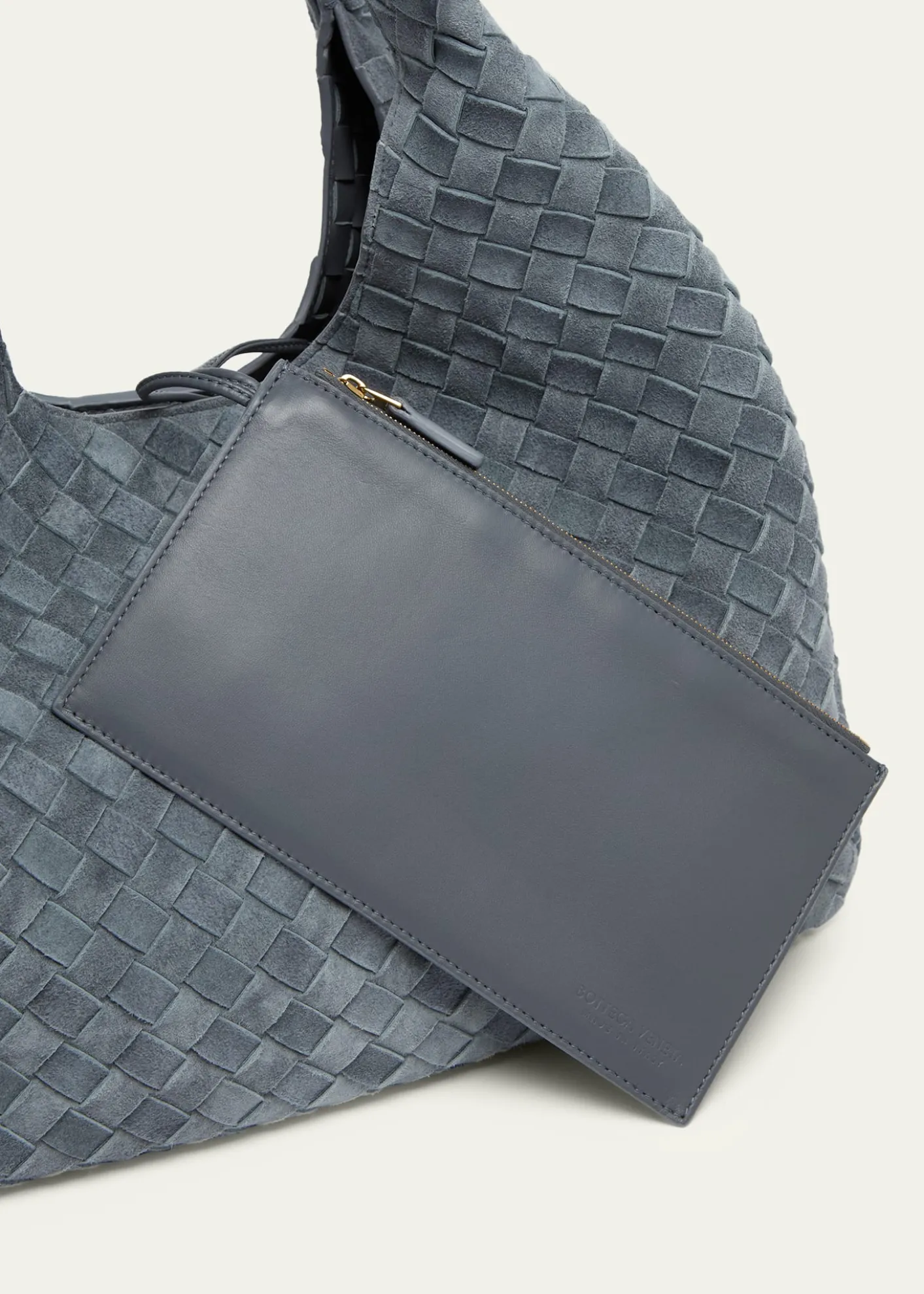 Bottega VenetaCampana Large Suede Shoulder Bag