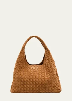 Bottega VenetaCampana Large Suede Shoulder Bag