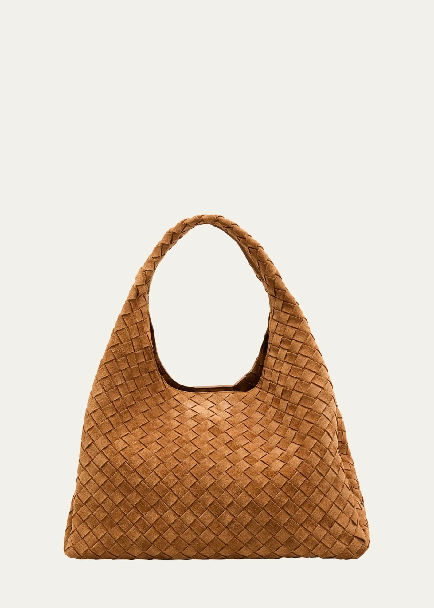 Bottega VenetaCampana Large Suede Shoulder Bag