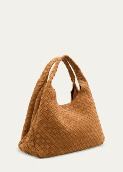 Bottega VenetaCampana Large Suede Shoulder Bag