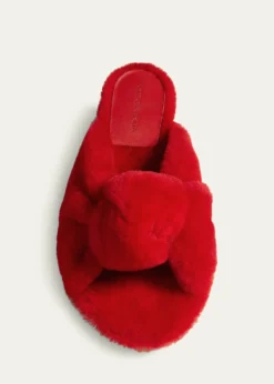 Bottega VenetaCarded Merino Wool Knotted Kitten-Heel Sandals