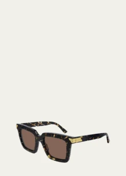 Bottega VenetaChunky Square Acetate Sunglasses