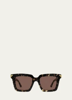 Bottega VenetaChunky Square Acetate Sunglasses