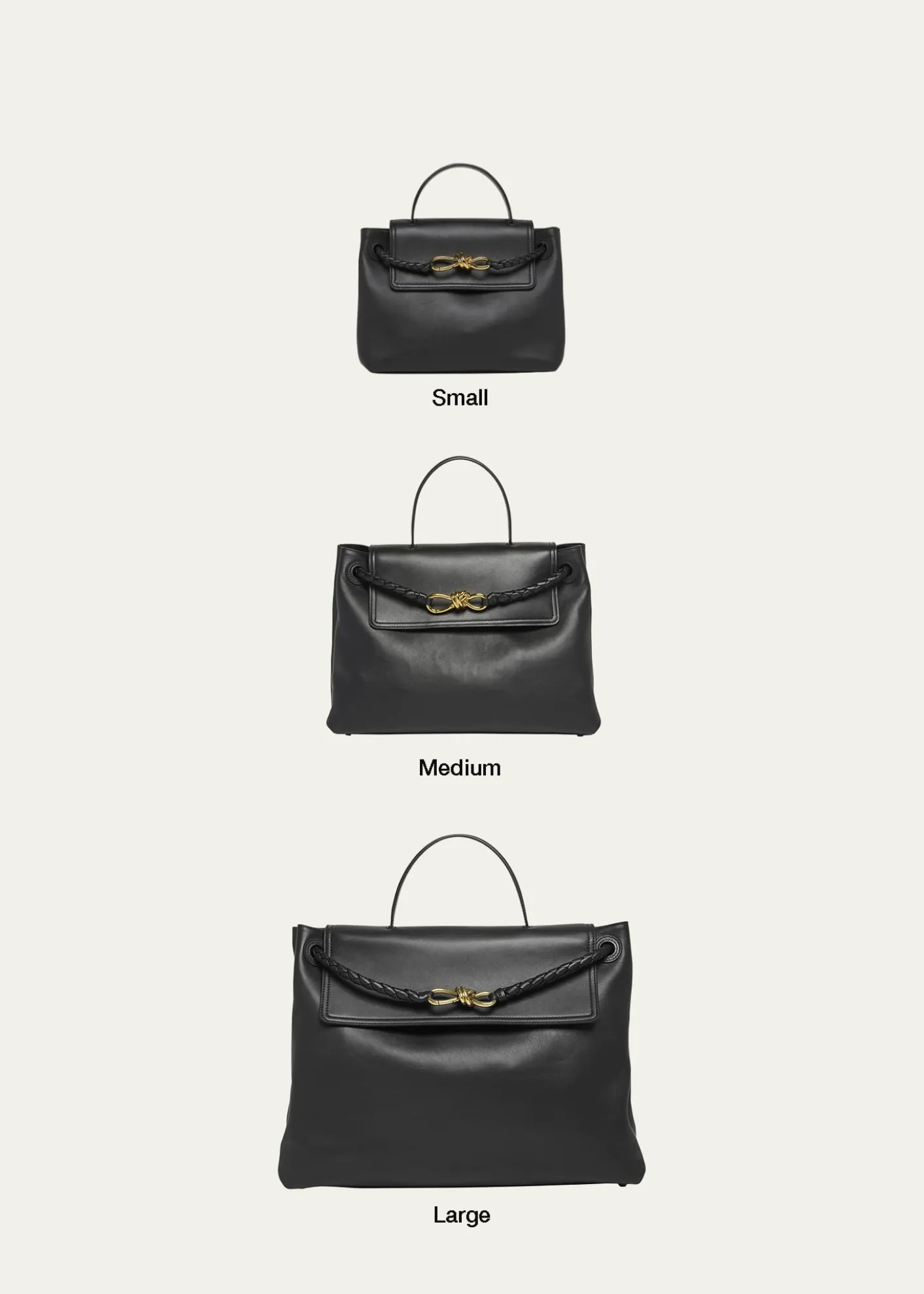 Bottega VenetaCiao Ciao Large Leather Top-Handle Bag