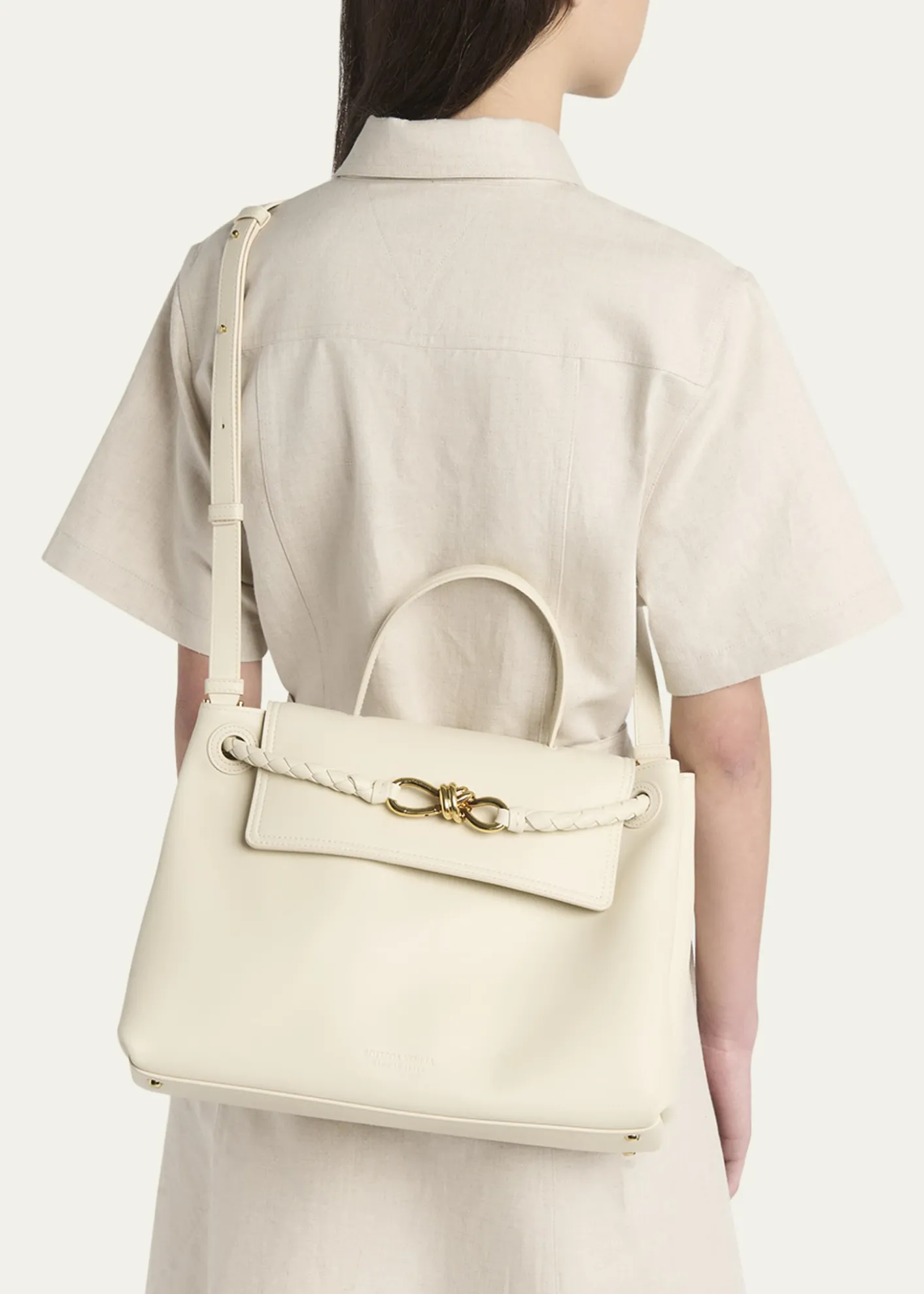 Bottega VenetaCiao Ciao Medium Leather Top-Handle Bag