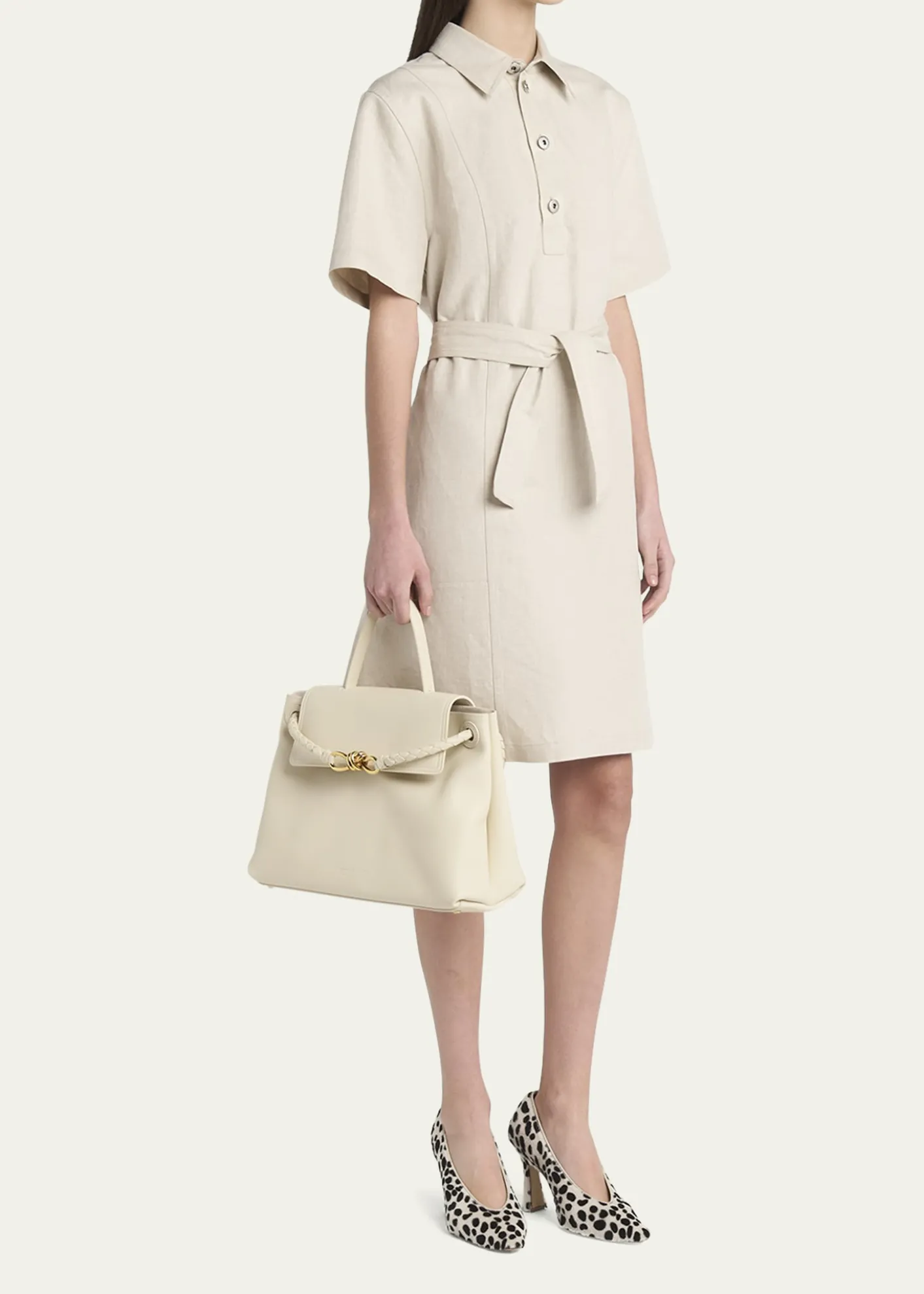 Bottega VenetaCiao Ciao Medium Leather Top-Handle Bag