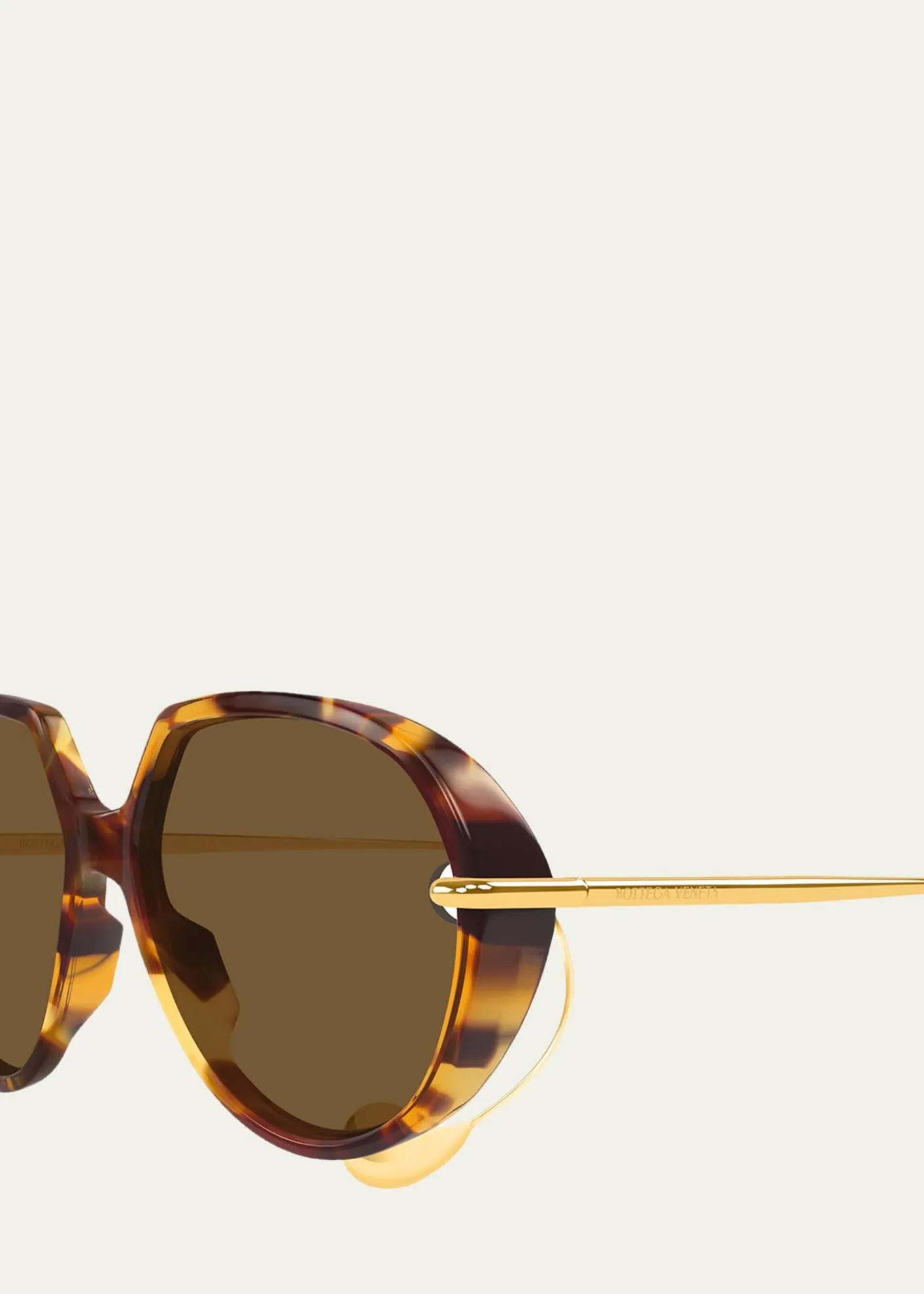 Bottega VenetaDrop Acetate Squared Sunglasses