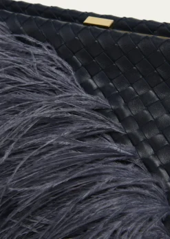 Bottega Veneta1998 Feather Leather Shoulder Bag