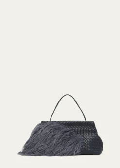 Bottega Veneta1998 Feather Leather Shoulder Bag