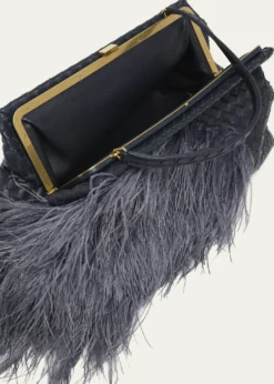Bottega Veneta1998 Feather Leather Shoulder Bag