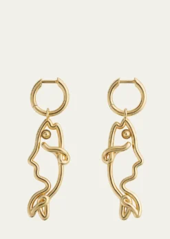 Bottega VenetaFish Earrings