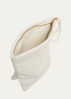 Bottega VenetaFolded Nappa Leather Clutch Bag