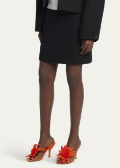 Bottega VenetaFront-Pockets Mini Pencil Skirt