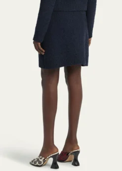 Bottega VenetaFront-Pockets Boucle Mini Skirt