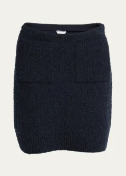 Bottega VenetaFront-Pockets Boucle Mini Skirt