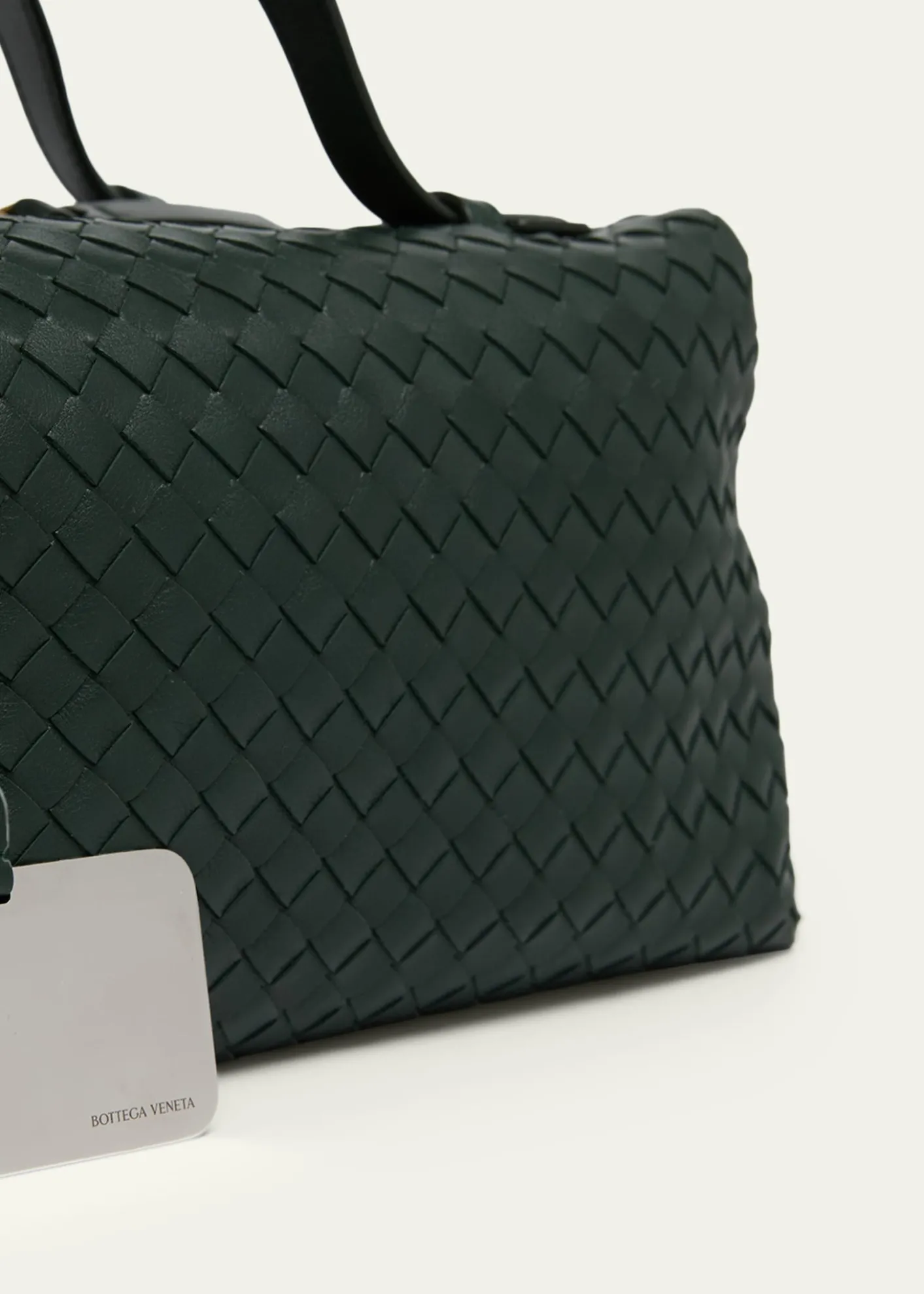 Bottega VenetaGioco Leather Top-Handle Bag