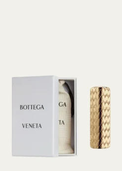 Bottega VenetaGold Intreccio Travel Atomizer