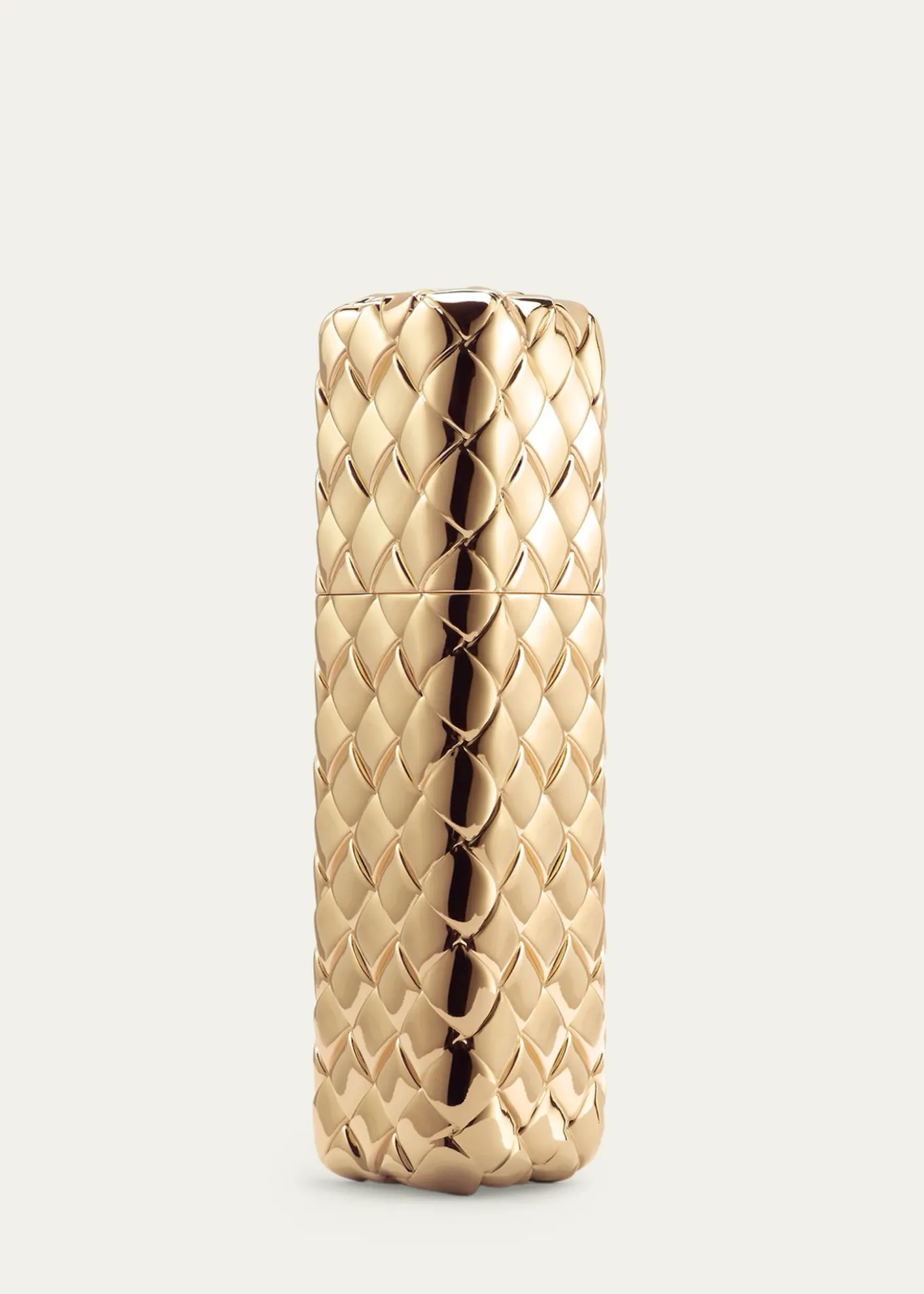 Bottega VenetaGold Intreccio Travel Atomizer