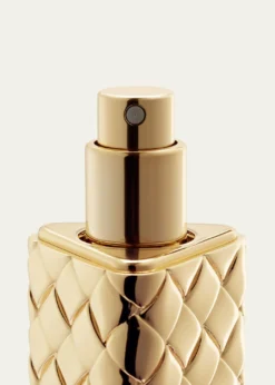 Bottega VenetaGold Intreccio Travel Atomizer
