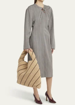 Bottega VenetaHop Large Striped Shoulder Bag