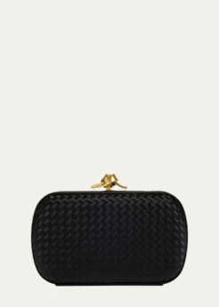 Bottega VenetaIntrecciato Knot Clutch Bag