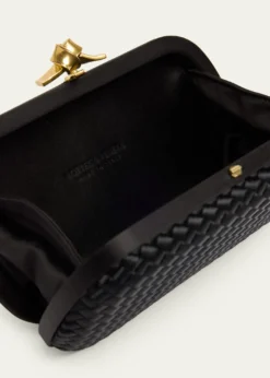 Bottega VenetaIntrecciato Knot Clutch Bag