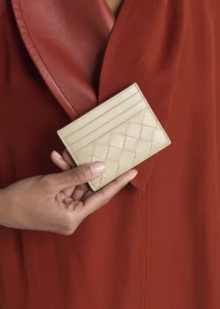 Bottega VenetaIntrecciato Leather Card Holder