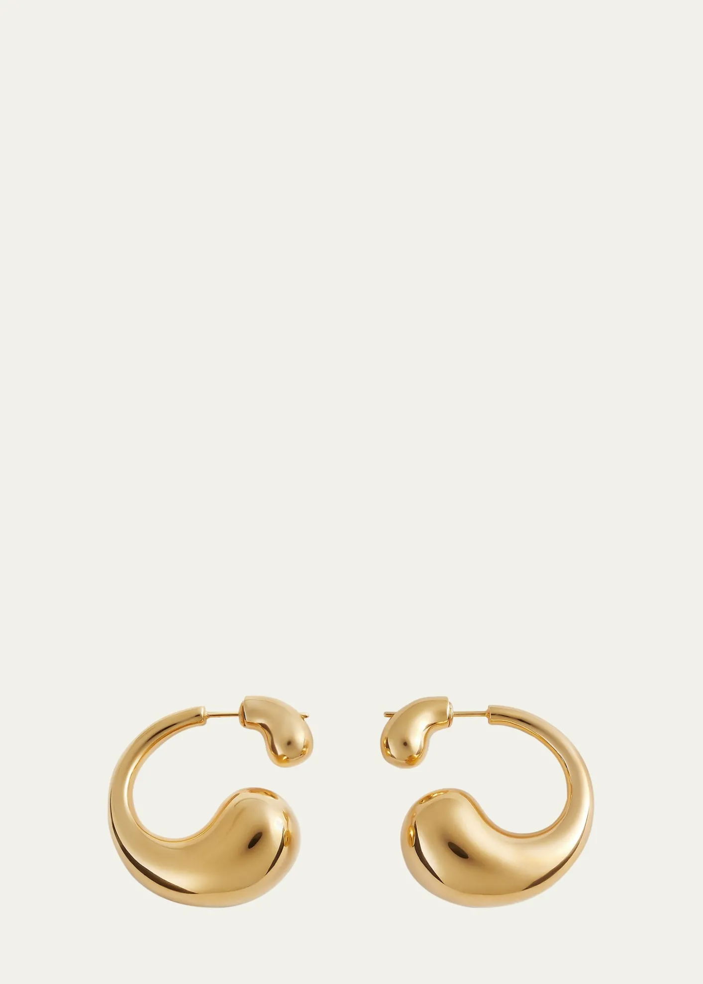 Bottega Veneta18K Gold-Finish Sterling Silver Earrings