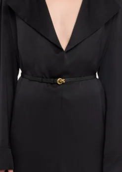 Bottega VenetaKnot Buckle Leather Belt