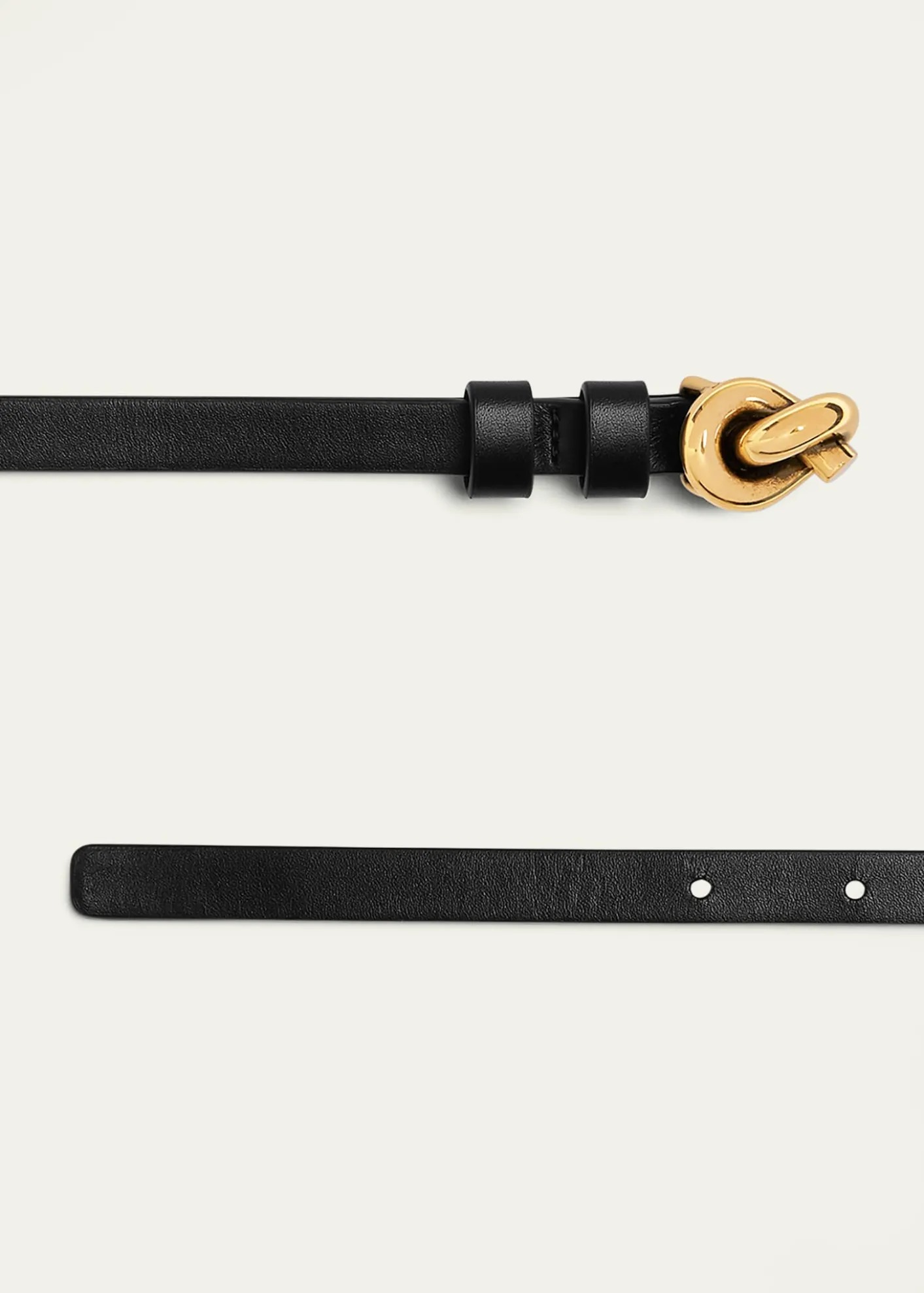 Bottega VenetaKnot Buckle Leather Belt