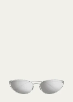 Bottega VenetaKnot Metal Cat-Eye Sunglasses