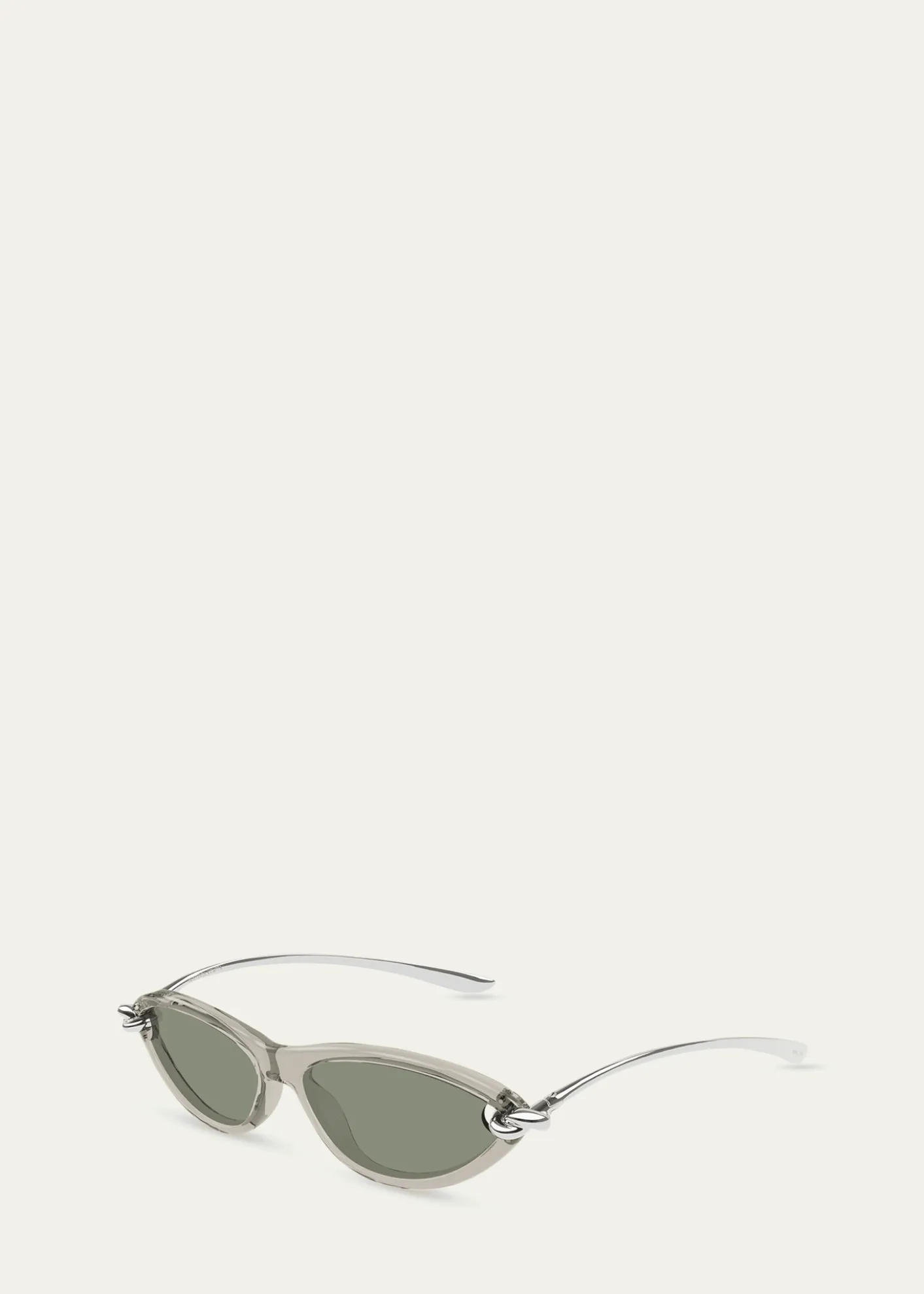 Bottega VenetaKnot 56mm Acetate & Metal Cat-Eye Sunglasses