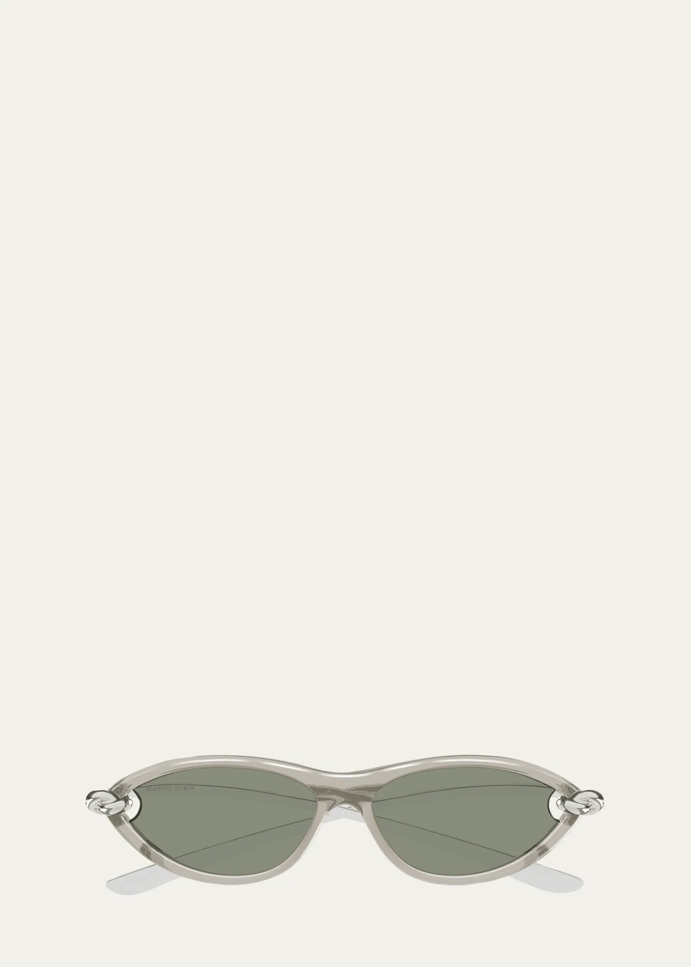 Bottega VenetaKnot 56mm Acetate & Metal Cat-Eye Sunglasses