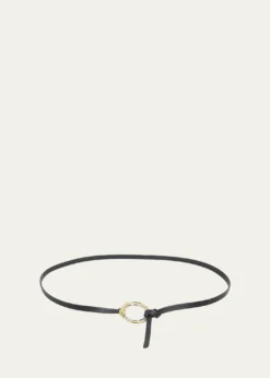 Bottega VenetaKnot Ring Leather Belt