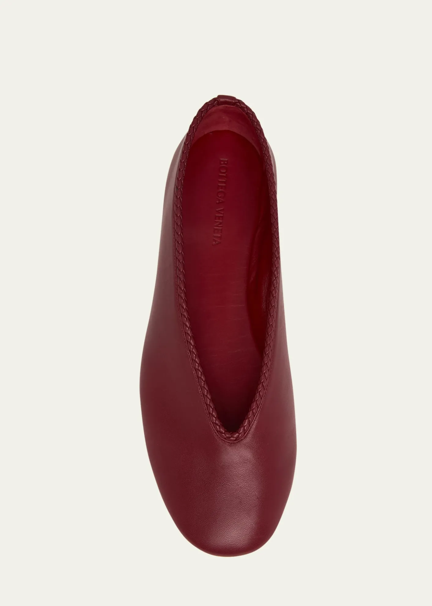 Bottega VenetaLagoon Nappa Leather Ballerina Flats