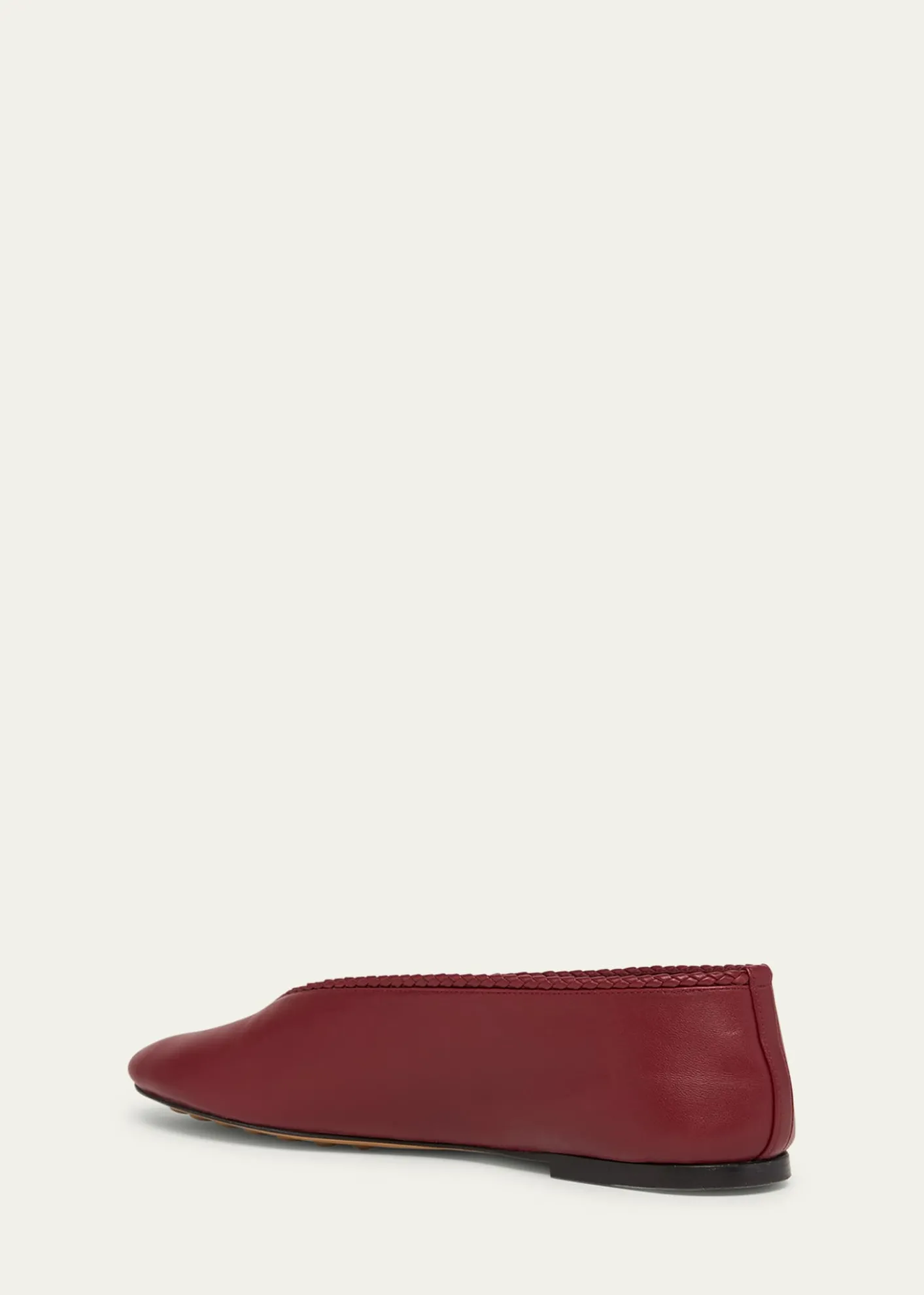 Bottega VenetaLagoon Nappa Leather Ballerina Flats