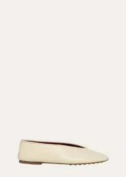 Bottega VenetaLagoon Nappa Leather Ballerina Flats