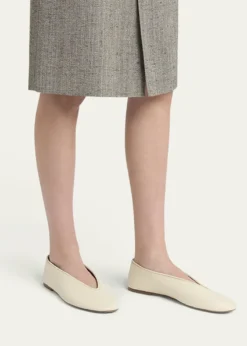 Bottega VenetaLagoon Nappa Leather Ballerina Flats