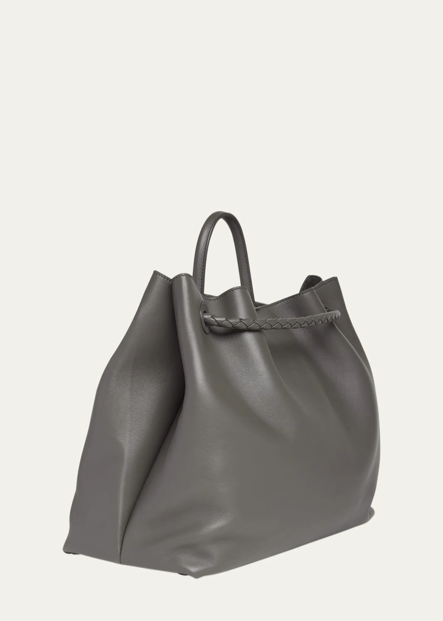 Bottega VenetaLarge Andiamo Leather Top-Handle Bag