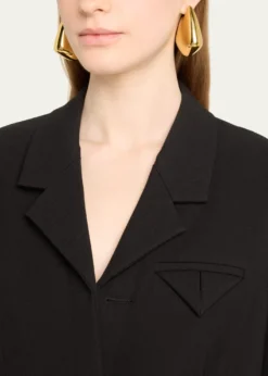 Bottega VenetaLarge Fin Earrings