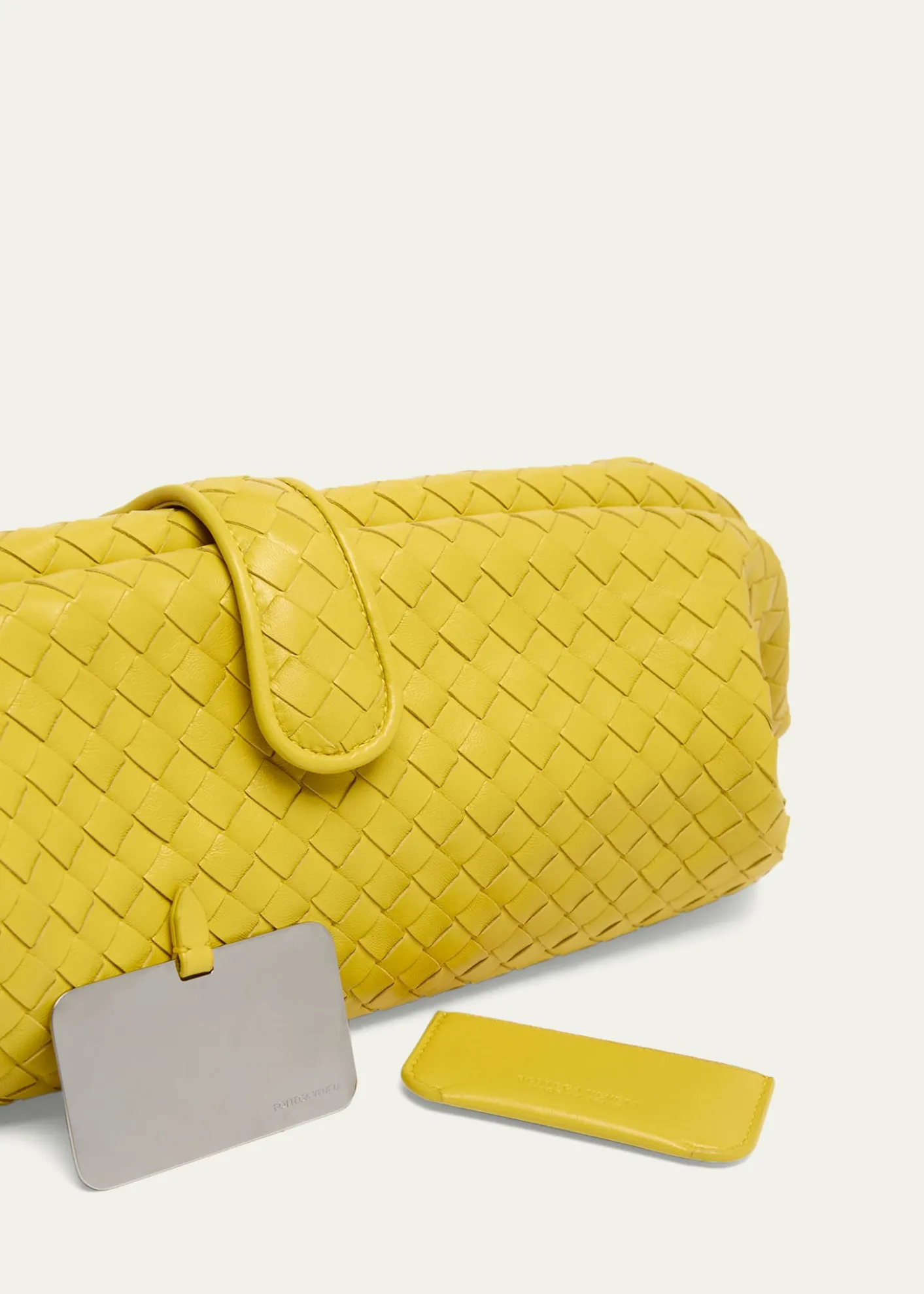 Bottega VenetaLauren 1979 Leather Clutch Bag