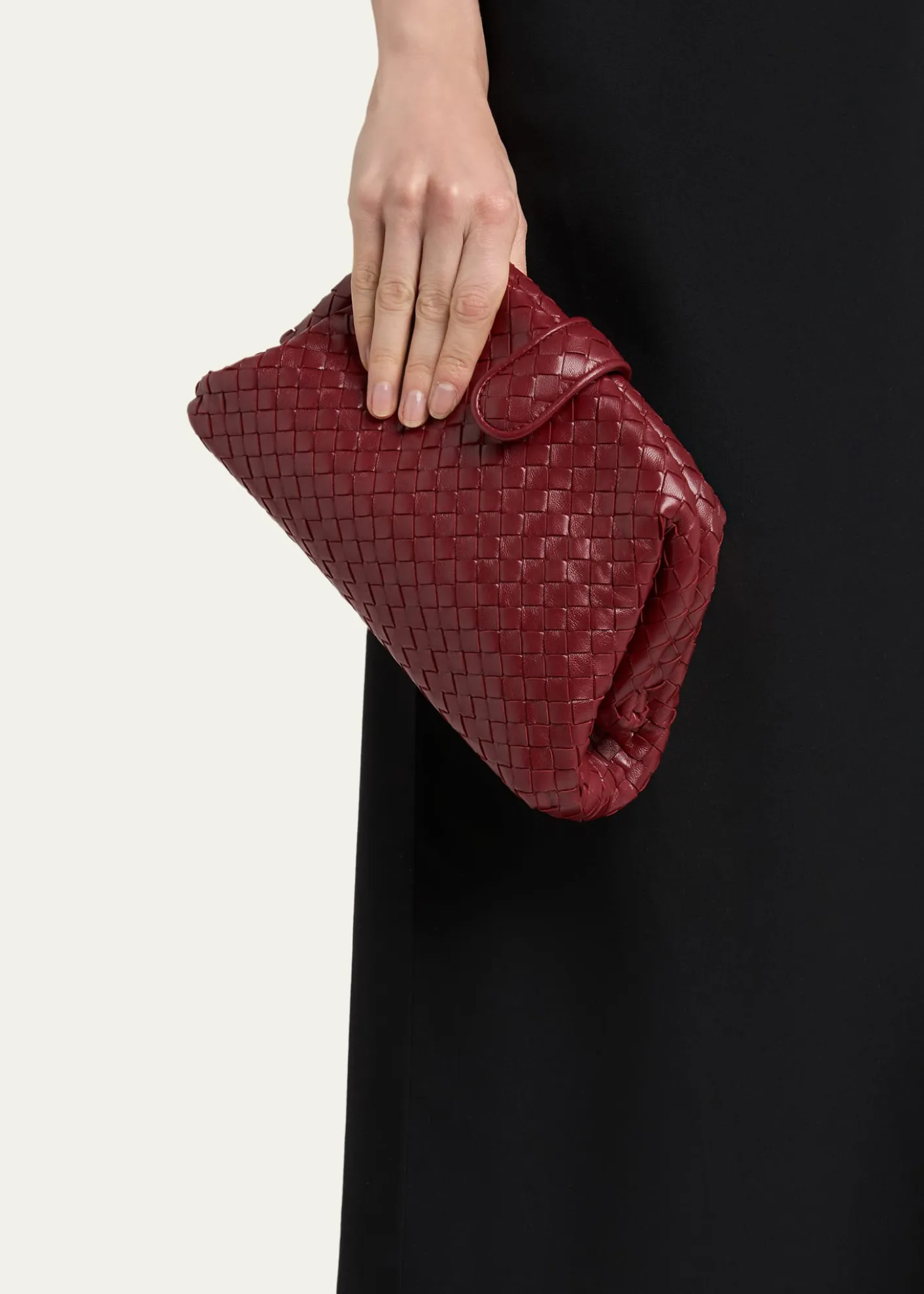 Bottega VenetaLauren 1980 Leather Clutch Bag
