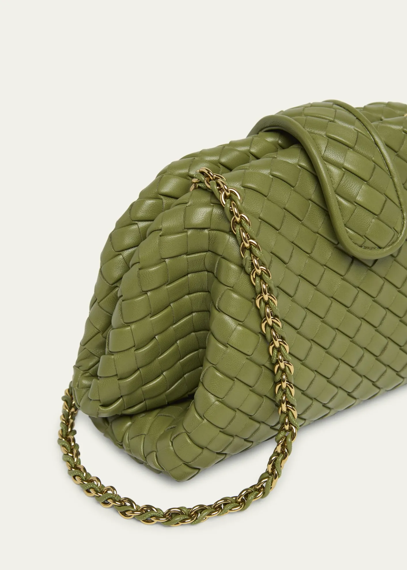 Bottega VenetaLauren 1980 Mini Clutch Bag with Chain Strap