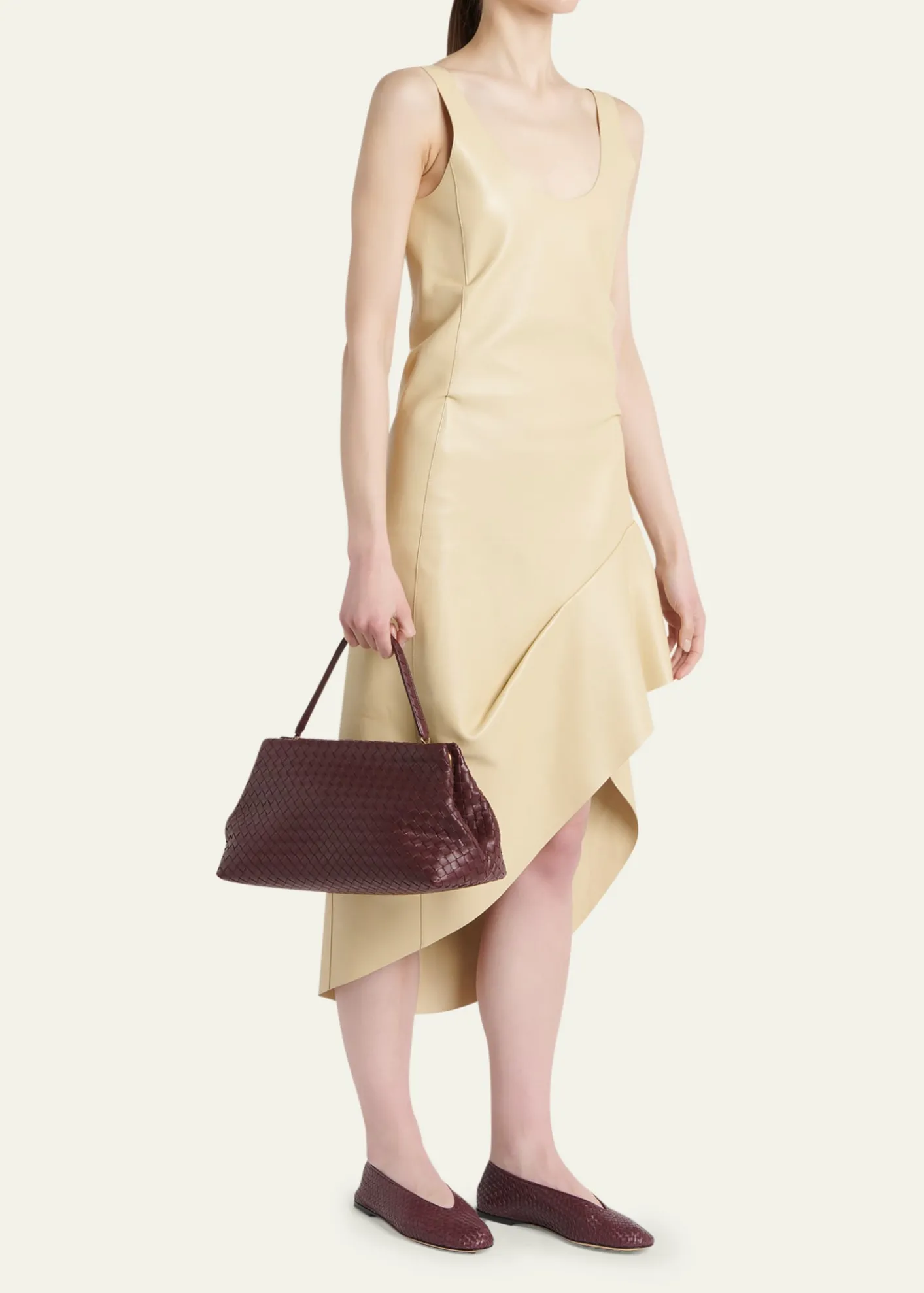 Bottega Veneta1998 Leather Shoulder Bag